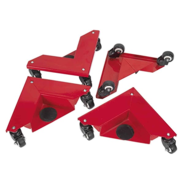 Corner Transport Dollies 150kg Capacity - Set of 4