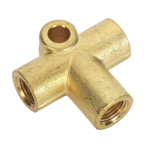 3-Way Brake Tube Connector M10 x 1mm