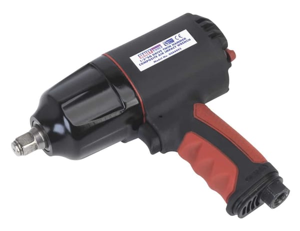 Composite air impact wrench 1/2" square drive twin hammer for power tools