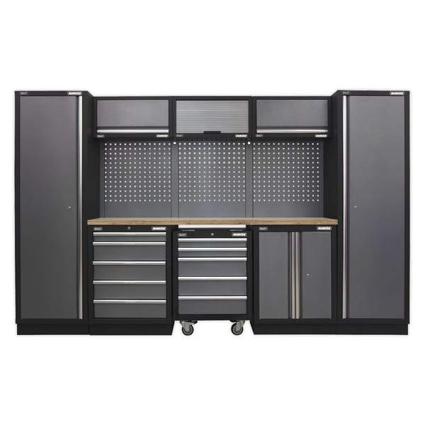 Superline PRO(R) Storage System with Wood Worktop 3.24m