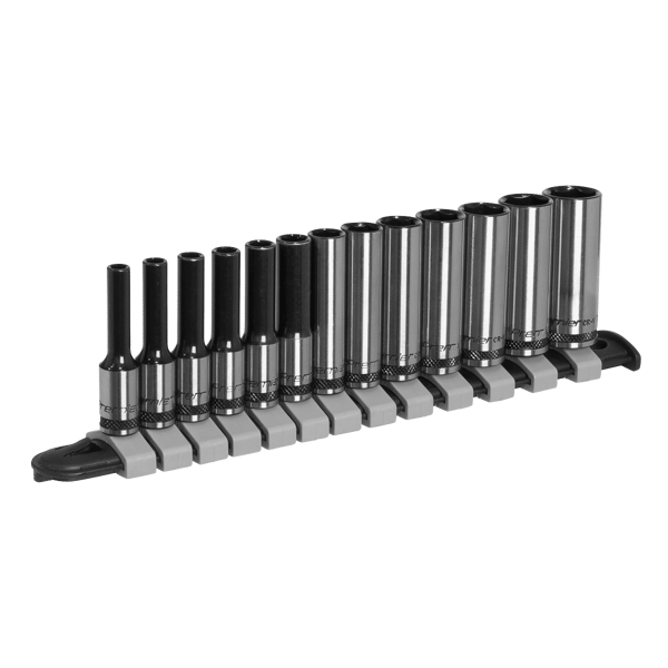 Deep Socket Set 1/4"Sq Drive 13pc