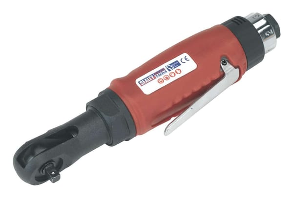 Compact Air Ratchet Wrench 1/4" Sq Drive for efficient tightening and loosening tasks.