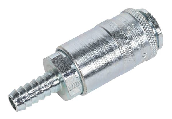 Coupling body tailpiece for 5/16" hose, ideal for compressors and power tools.