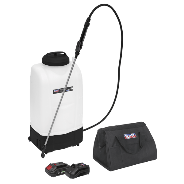 SV20 Series 15L Cordless Garden Backpack Sprayer 20V - 2 Batteries