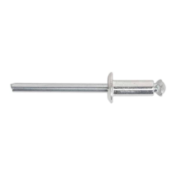 Aluminium Peel Back Rivet 4.8 x 12mm Standard Flange - Pack of 200 for tools and workshop