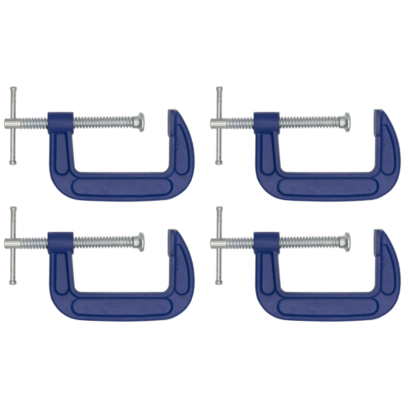 G-Clamp Set 75mm 4pc