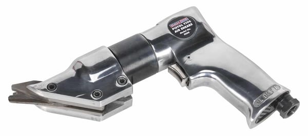High-quality air shear tool designed for cutting metal sheets, featuring a durable metal body and ergonomic handle.