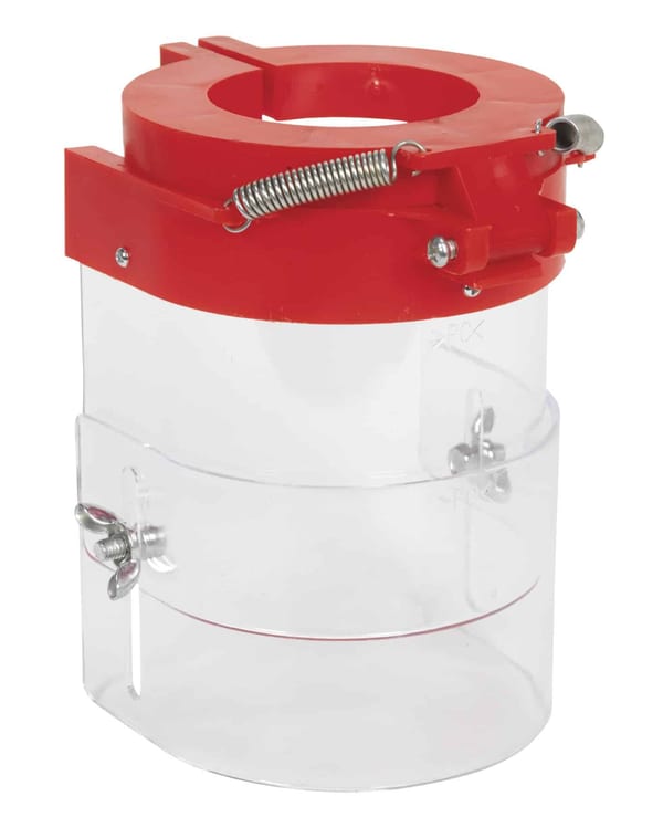 55mm drill press guard for safety in machine shop or workshop use