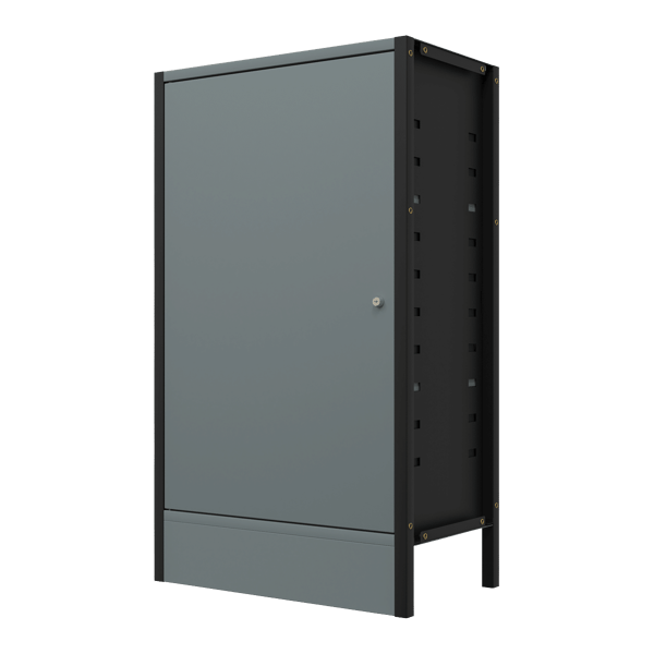 Modular Storage Base Cupboard Unit 3 Shelves 580mm