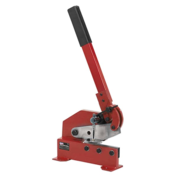 Metal cutting shears for sheet metal analysis, 5mm capacity and 11mm round.