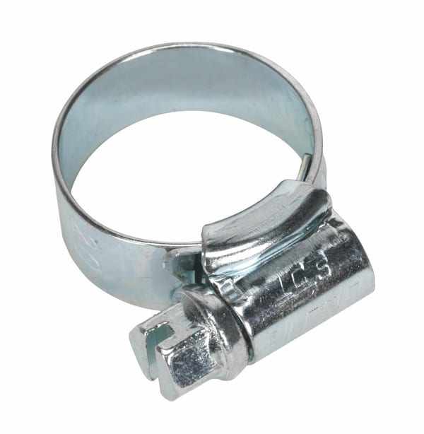Hi-Grip Zinc Plated Hose Clips Ø13-20mm, Pack of 30 for secure fittings.