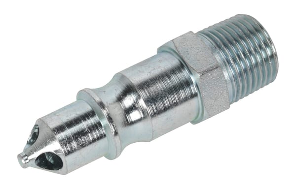 Male 3/8" BSPT Screwed Adaptor, pack of 2 for air compressors and power tools.