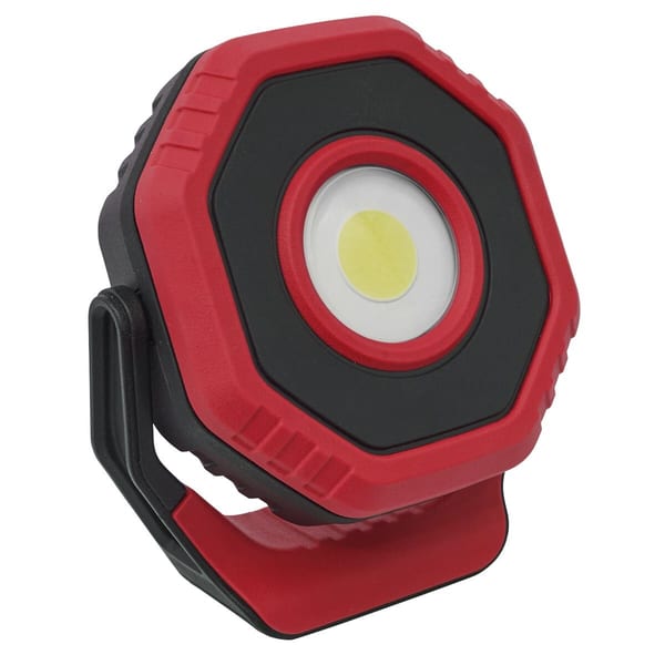 Rechargeable 360 deg Pocket Floodlight with Magnet 7W COB LED - Red