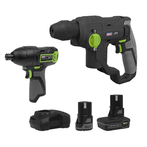2 x SV10.8 Series Cordless Power Tool Kit 10.8V - 2 Batteries