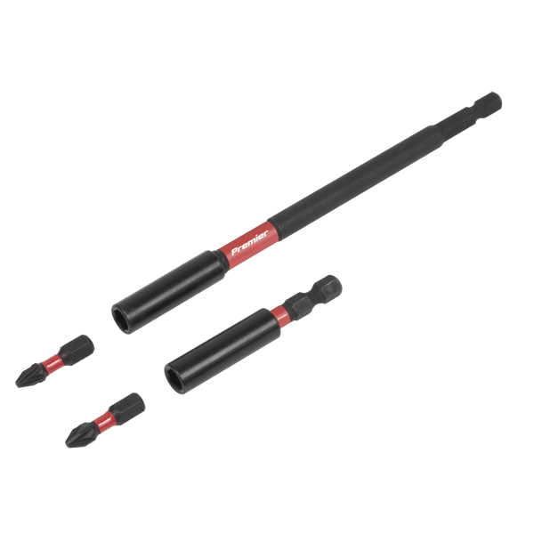 Impact Grade Power Tool Bit Holder Set 4pc