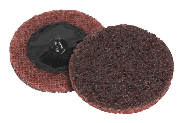 Medium Quick Change Preparation Pad Ø50mm, pack of 10 for efficient surface preparation.