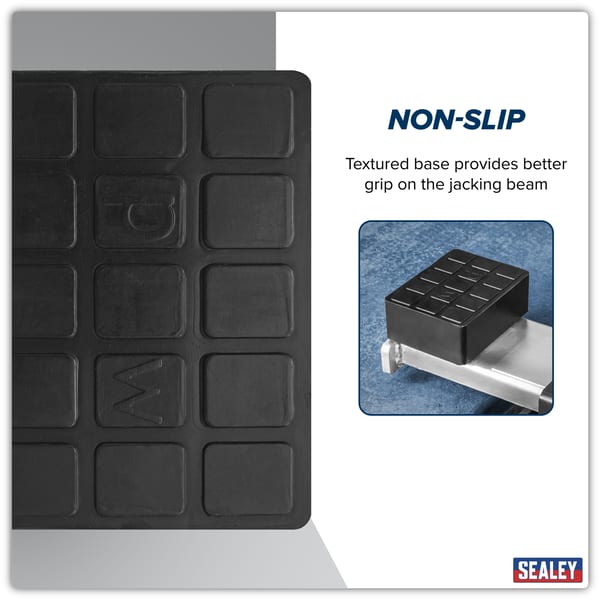 Rubber Support Block for Viking Jacking Beams 60mm