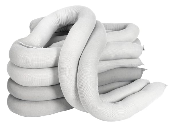 Stack of grey fabric foam bolster cushions designed for comfort and support in various settings, ideal for home or office use.