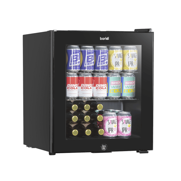 Mini Tabletop Beer & Drinks Fridge 50L Capacity - Black