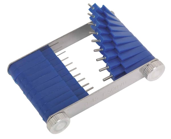Carburettor jet tool 0.45-1.5mm with 20 pieces for precise engine tuning.