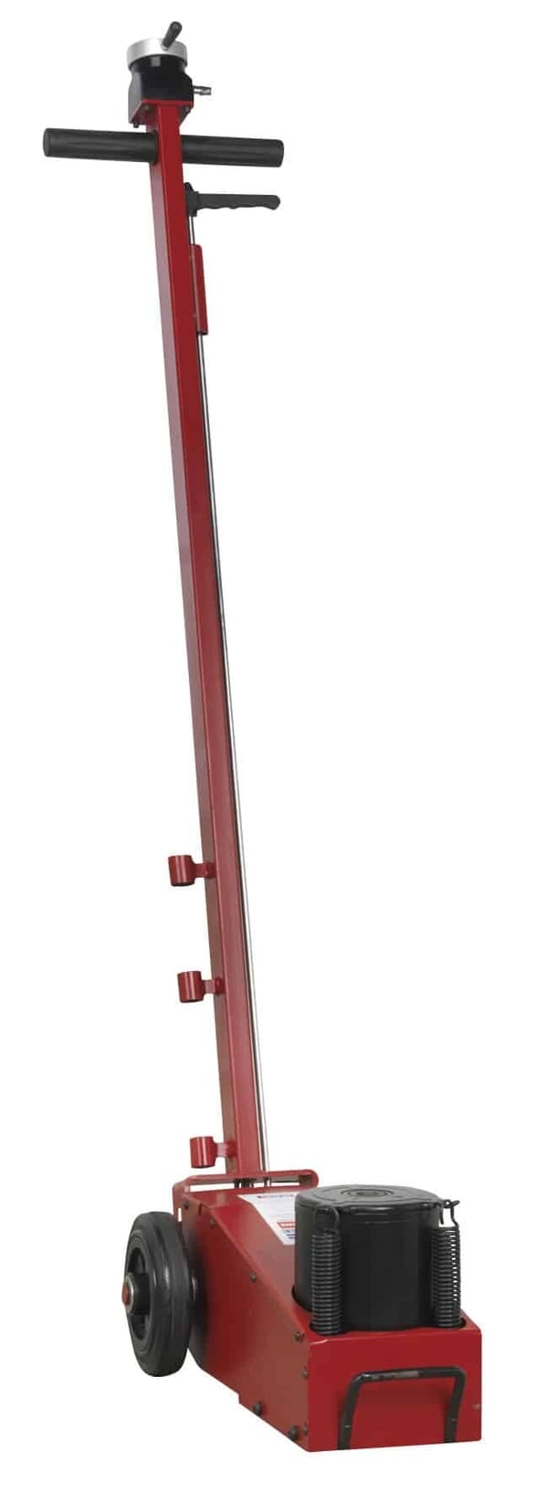 20-tonne air operated jack for efficient lifting and towing in garages and workshops.