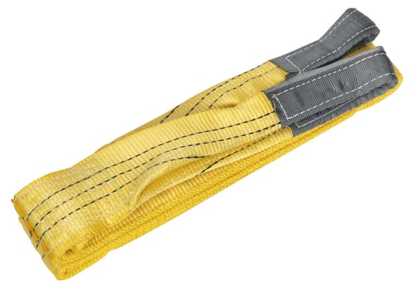 Load sling with 3 tonne capacity and 4m length for lifting and towing in garage and motoring applications.
