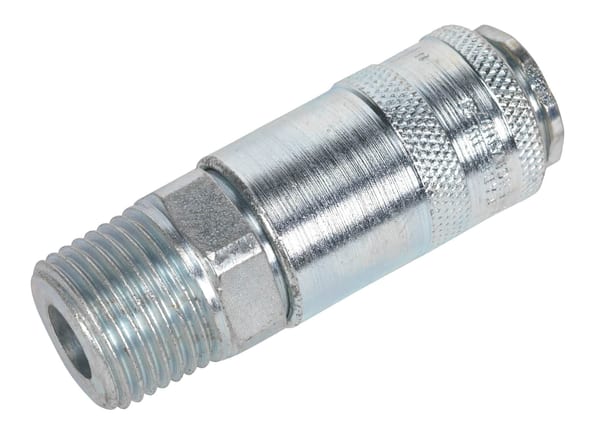 Male 1/2" BSPT coupling body for power tools and compressors