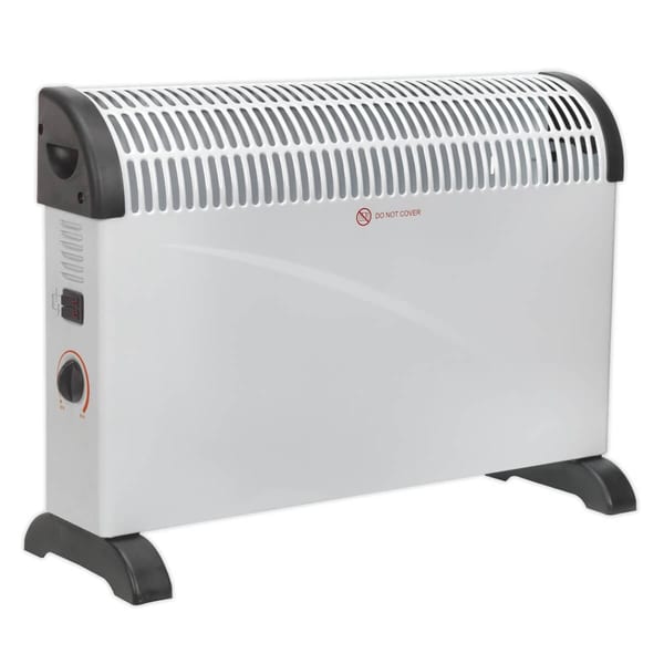 Convector Heater with 3 Heat Settings Thermostat 2000W/230V