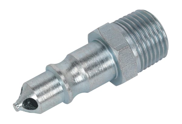 Pack of 2 male 1/2" BSPT screwed adaptors for compressors and power tools