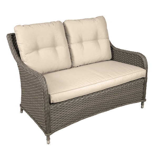 Chester Rattan Wicker Outdoor 2-Seater Sofa