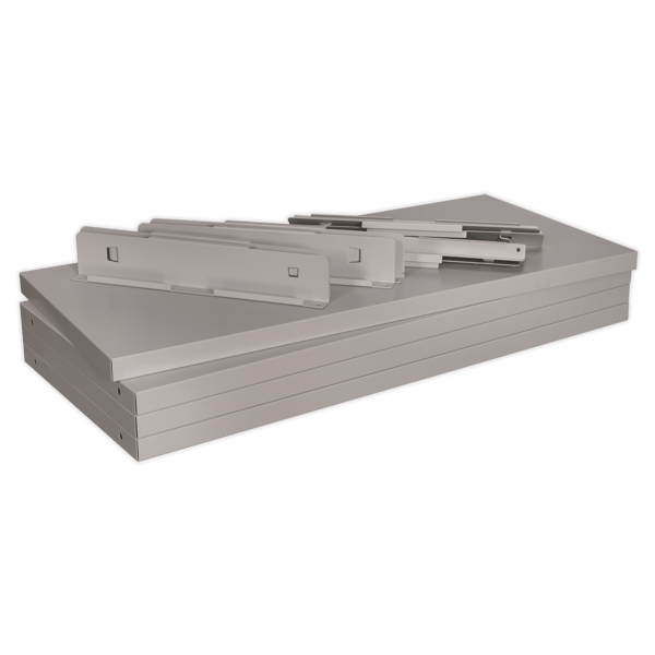 Industrial(TM) Shelf for Industrial Cabinets - Pack of 4