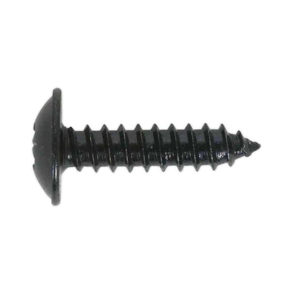 Self-Tapping Pozi Flanged Head Screw 4.8 x 13mm, Black - Pack of 100