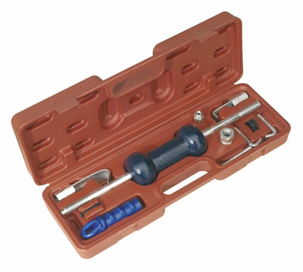 9-piece slide hammer kit for bodyshop and garage panel repair tools
