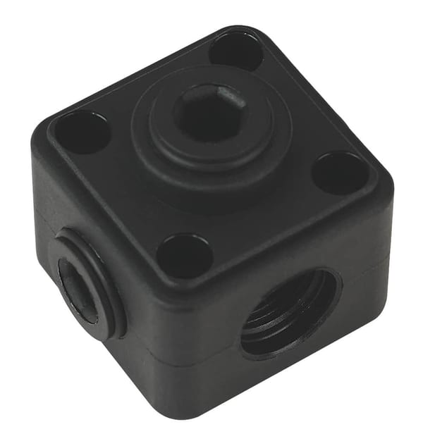 Porting Block with 5 x 1/2" BSP connection for air supply systems
