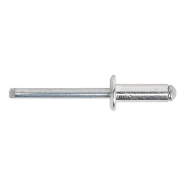 Aluminium Blind Rivet Standard Flange 6.4 x 18mm, Pack of 200, perfect for various DIY projects.