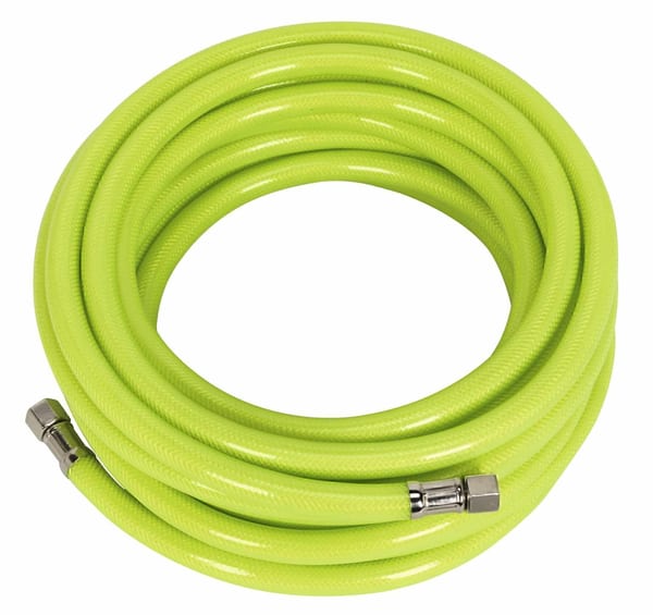 High visibility 10m x Ø8mm air hose with 1/4" BSP unions