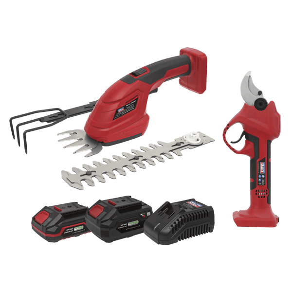 2 x SV20 Series Cordless Power Tool Gardening Kit 20V - 2 Batteries