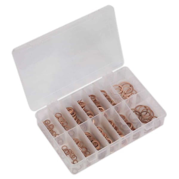 Diesel Injector Copper Washer Assortment 250pc