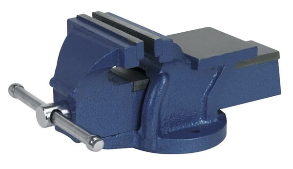 125mm Fixed Base Light-Duty Vice for secure clamping and stability in machine shops.