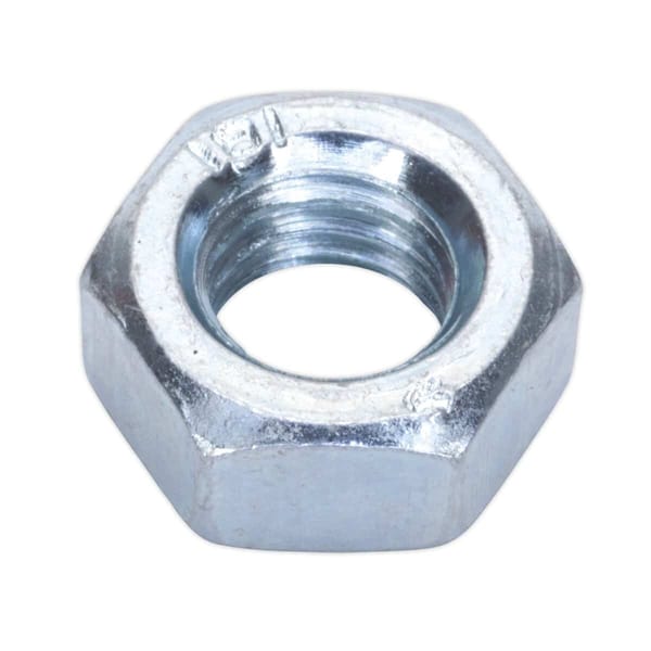 Zinc Plated Steel Nut M8, DIN 934 - Pack of 100