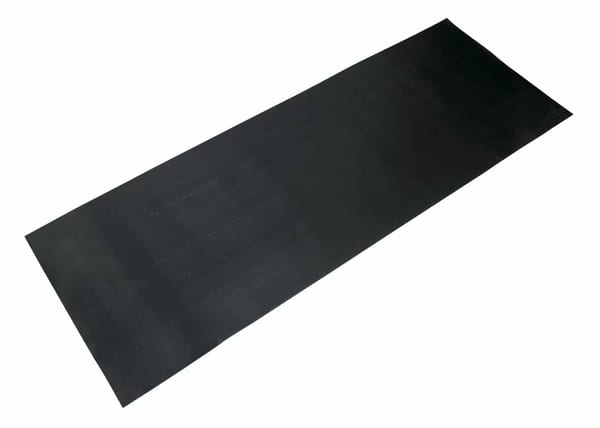 Ribbed workshop matting, 1000 x 2500mm, designed for garage and workshop areas