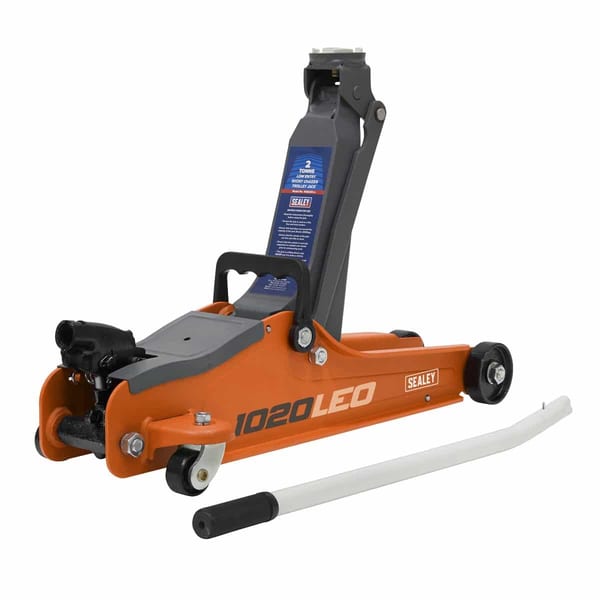Low Profile Short Chassis Trolley Jack 2 Tonne - Orange