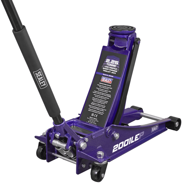 Low Profile Trolley Jack with Rocket Lift 2.25 Tonne - Purple