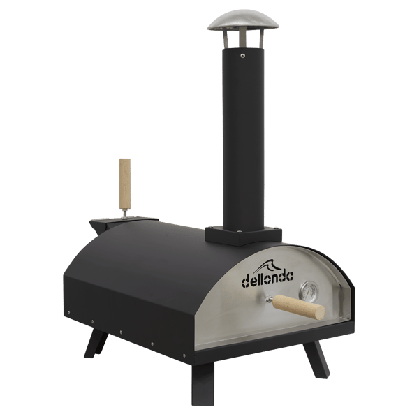 Wood-Fired Pizza Oven 14" - Black