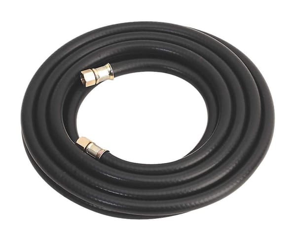 5m heavy-duty air hose 8mm with 1/4" BSP unions for compressors and power tools.