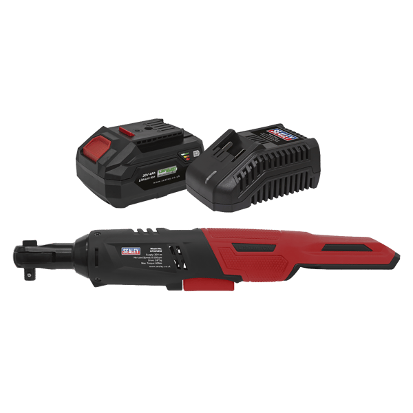 SV20 Series 3/8"Sq Drive Cordless Ratchet Wrench Kit 60Nm 20V 4Ah