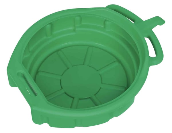 17ltr antifreeze fluid drain pan for garage and motoring tasks