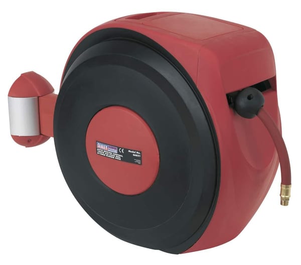10m Auto-Rewind Control PU Air Hose Reel 8mm ID