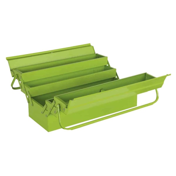 4 Tray Cantilever Toolbox 530mm - Green