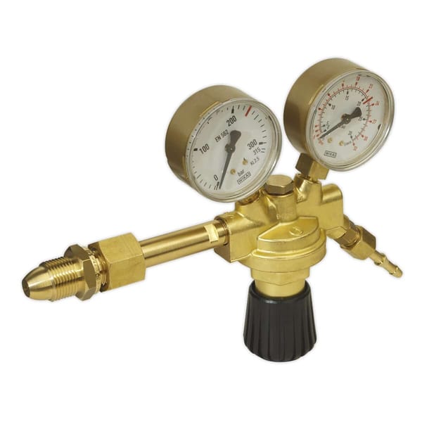 MIG gas regulator 2 gauge industrial for welding and cutting tools
